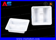 सेमग्लुटाइड पैकेजिंग के लिए 2× 2ml फ्लायल रखने के लिए सफेद रंग की प्लास्टिक ट्रे MOQ 100pcs